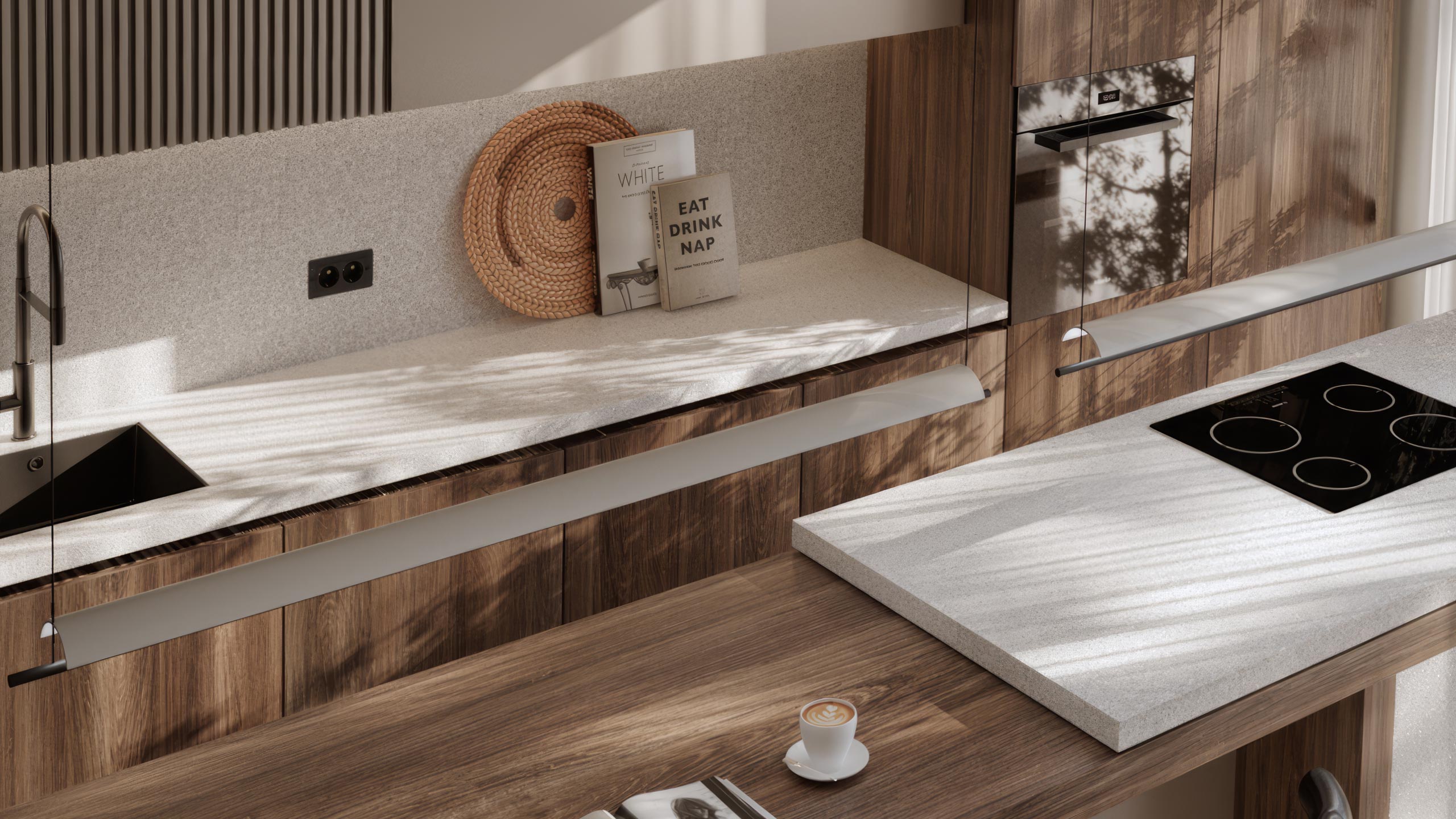 kitchen design and 3d rendering