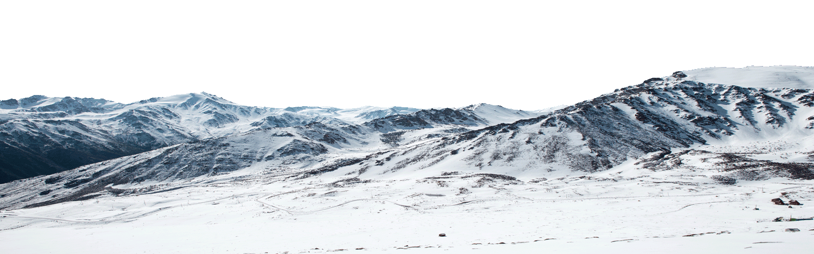 mountain with snow
